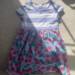 Playful pattern mixed dress